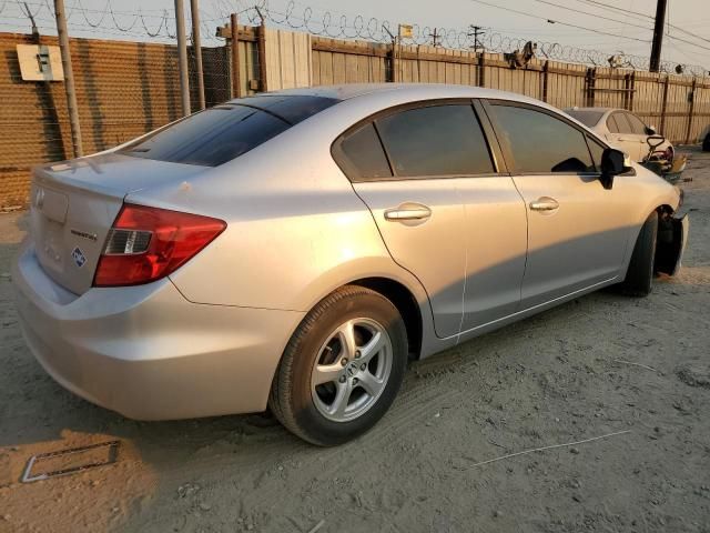 2012 Honda Civic Natural GAS