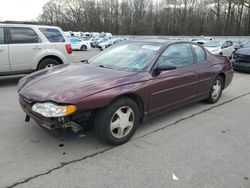 Salvage cars for sale at Glassboro, NJ auction: 2003 Chevrolet Monte Carlo SS