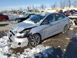 Salvage cars for sale at Bridgeton, MO auction: 2017 Hyundai Accent SE