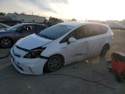 Salvage cars for sale at Martinez, CA auction: 2012 Toyota Prius V