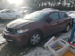 Honda Civic lx Vehiculos salvage en venta: 2013 Honda Civic LX