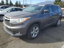 Toyota salvage cars for sale: 2015 Toyota Highlander Limited