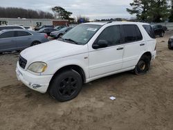 Salvage cars for sale at auction: 1999 Mercedes-Benz ML 430