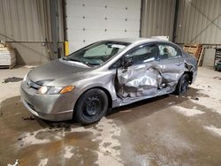 Salvage cars for sale at West Mifflin, PA auction: 2008 Honda Civic LX