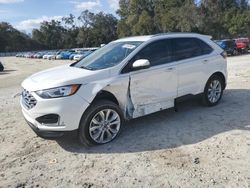 Salvage cars for sale at Ocala, FL auction: 2021 Ford Edge Titanium