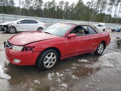 Salvage cars for sale at Harleyville, SC auction: 2000 Toyota Camry Solara SE