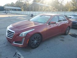 Salvage cars for sale at Savannah, GA auction: 2016 Cadillac CTS Luxury Collection