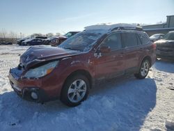 Salvage cars for sale at Wayland, MI auction: 2013 Subaru Outback 2.5I Premium