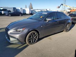 Salvage cars for sale at Hayward, CA auction: 2015 Lexus IS 350