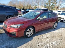 Salvage cars for sale at North Billerica, MA auction: 2017 Subaru Impreza