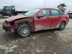 Salvage cars for sale at Woodhaven, MI auction: 2010 Ford Focus SE