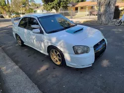 Salvage cars for sale at Van Nuys, CA auction: 2004 Subaru Impreza WRX STI