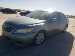 Salvage cars for sale at Grand Prairie, TX auction: 2011 Toyota Camry Base