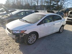 Honda salvage cars for sale: 2012 Honda Civic EX