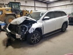 Toyota Vehiculos salvage en venta: 2019 Toyota Highlander SE