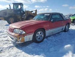 Ford Mustang gt salvage cars for sale: 1990 Ford Mustang GT