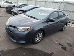 Toyota Vehiculos salvage en venta: 2015 Toyota Corolla L