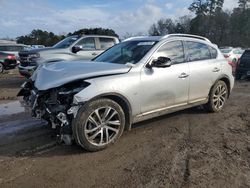 Salvage cars for sale at Greenwell Springs, LA auction: 2017 Infiniti QX50