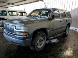 Salvage cars for sale at Brighton, CO auction: 2002 Chevrolet Tahoe K1500