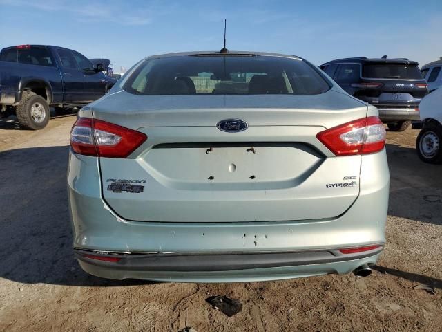 2013 Ford Fusion SE Hybrid