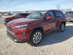 Salvage cars for sale at Kansas City, KS auction: 2024 Toyota Rav4 XLE Premium