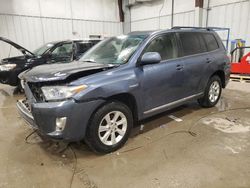 Toyota salvage cars for sale: 2012 Toyota Highlander Hybrid