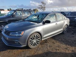 Volkswagen salvage cars for sale: 2016 Volkswagen Jetta Sport