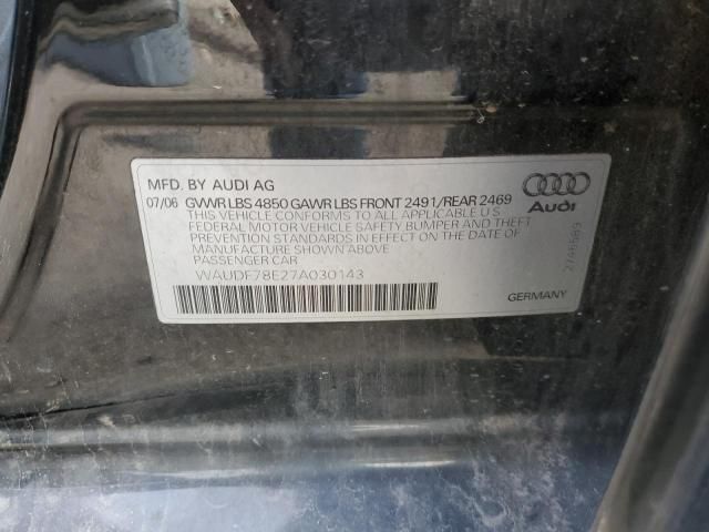 2007 Audi A4 2.0T Quattro