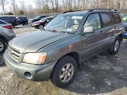 Salvage cars for sale at Waldorf, MD auction: 2007 Toyota Highlander Sport