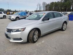 Salvage cars for sale at Dunn, NC auction: 2017 Chevrolet Impala LS