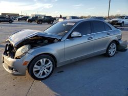 Salvage cars for sale at Grand Prairie, TX auction: 2008 Mercedes-Benz C300