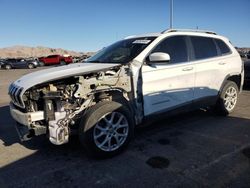 Salvage cars for sale at North Las Vegas, NV auction: 2017 Jeep Cherokee Latitude