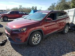 Salvage SUVs for sale at auction: 2019 Jeep Cherokee Latitude