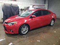 Toyota Corolla l salvage cars for sale: 2014 Toyota Corolla L