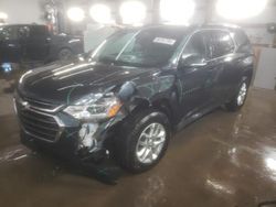 Salvage cars for sale at Pekin, IL auction: 2018 Chevrolet Traverse LT