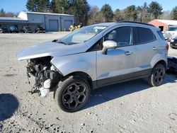 Salvage cars for sale at Mendon, MA auction: 2018 Ford Ecosport SES