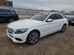 2016 Mercedes-Benz C 300 4matic en venta en Kansas City, KS