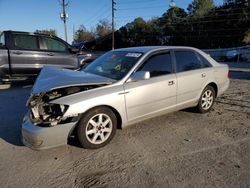 Salvage cars for sale at Savannah, GA auction: 2003 Toyota Avalon XL