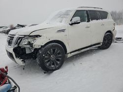 Salvage cars for sale at auction: 2020 Nissan Armada Platinum