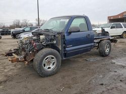 Salvage cars for sale at Fort Wayne, IN auction: 2002 Chevrolet Silverado C1500