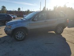 Salvage cars for sale at auction: 2004 BMW X5 3.0I