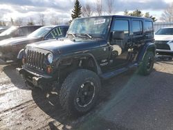 Vehiculos salvage en venta de Copart Bowmanville, ON: 2012 Jeep Wrangler Unlimited Sahara