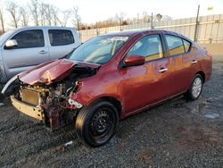 Salvage cars for sale at Spartanburg, SC auction: 2016 Nissan Versa S