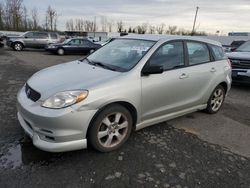 Salvage cars for sale at Portland, OR auction: 2003 Toyota Corolla Matrix XR