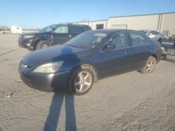 Salvage cars for sale at Kansas City, KS auction: 2005 Honda Accord EX