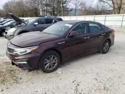 Salvage cars for sale at North Billerica, MA auction: 2019 KIA Optima LX