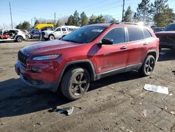 Salvage cars for sale at Denver, CO auction: 2016 Jeep Cherokee Sport