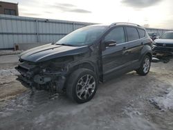 Salvage cars for sale from Copart Kansas City, KS: 2014 Ford Escape Titanium