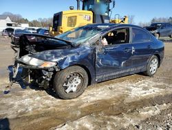 Salvage cars for sale at Chatham, VA auction: 2009 Honda Civic LX