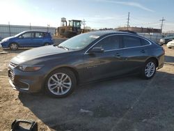 Salvage cars for sale at Chicago Heights, IL auction: 2016 Chevrolet Malibu LT